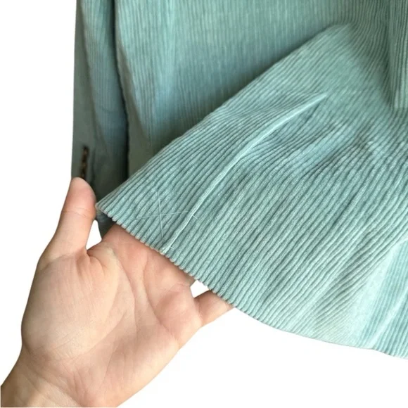 J.Crew Nalya double-breasted blazer in a light blue corduroy fabric Size 4 - Picture 10 of 14